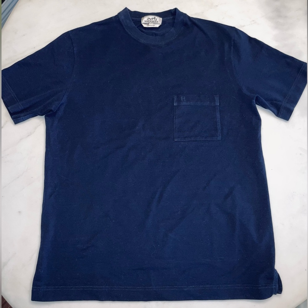 Authentic Hermes Men’s Casual Tshirt with pocket